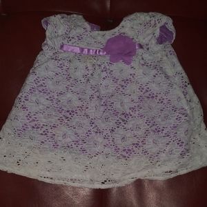 White with purple underneath